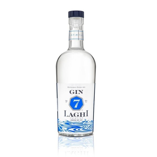 Pisoni Gin 7 Laghi London Dry Gin 0,7 Liter