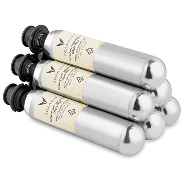 Coravin Pure Sparkling CO2 Patronen 6er Pack - das ultimative Weinsystem