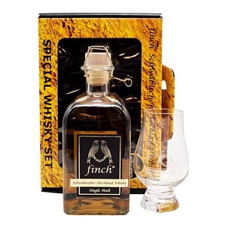 Finch DC Single Malt Sherry Glas-onpack 42% vol., 0,5 Liter
