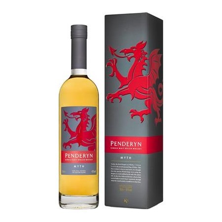 Penderyn Myth Single Malt Welsh Whiskey 41% vol., Einzelflasche 0,7 Liter