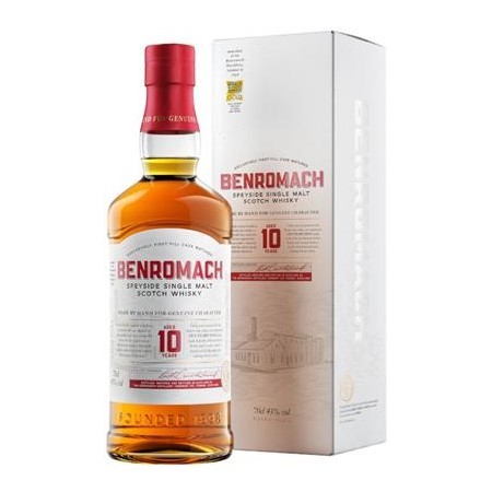 Benromach 10 years old 43%vol., Single Malt Whisky Einzelflasche 0,7 Liter