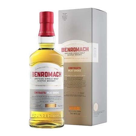 Benromach Peat Smoke 46%vol., Single Malt Whisky Einzelflasche 0,7 Liter