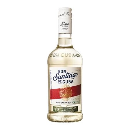 Santiago de Cuba Ron Carta Blanca 38%vol., Einzelflasche 0,7 Liter